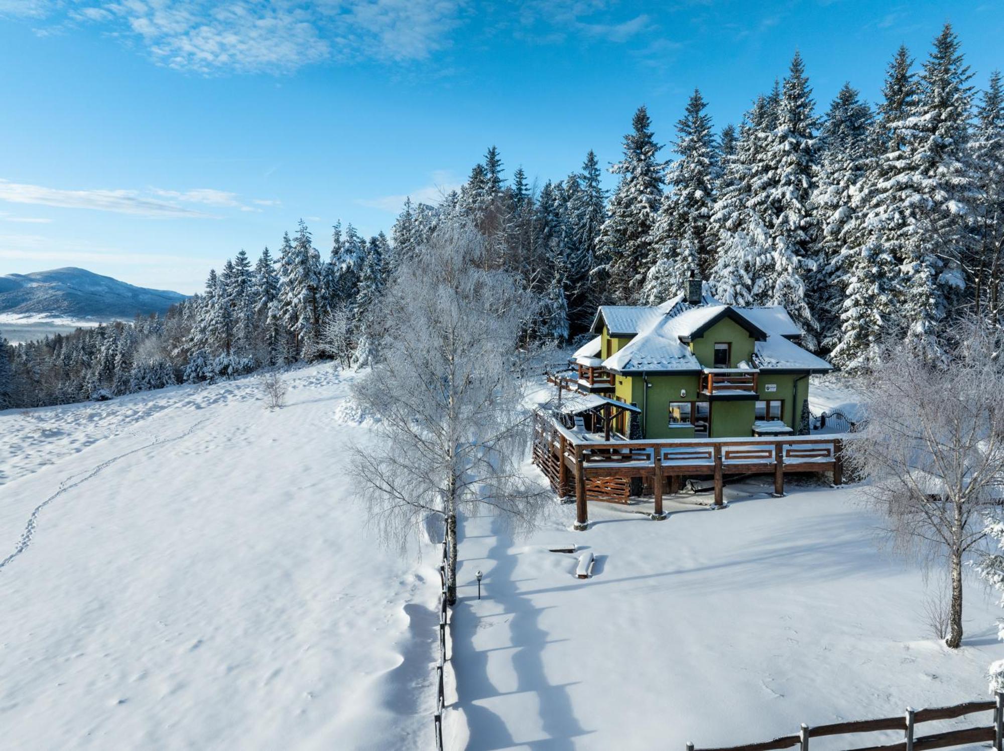 Przystanek Madejowa Villa Jeleśnia Buitenkant foto