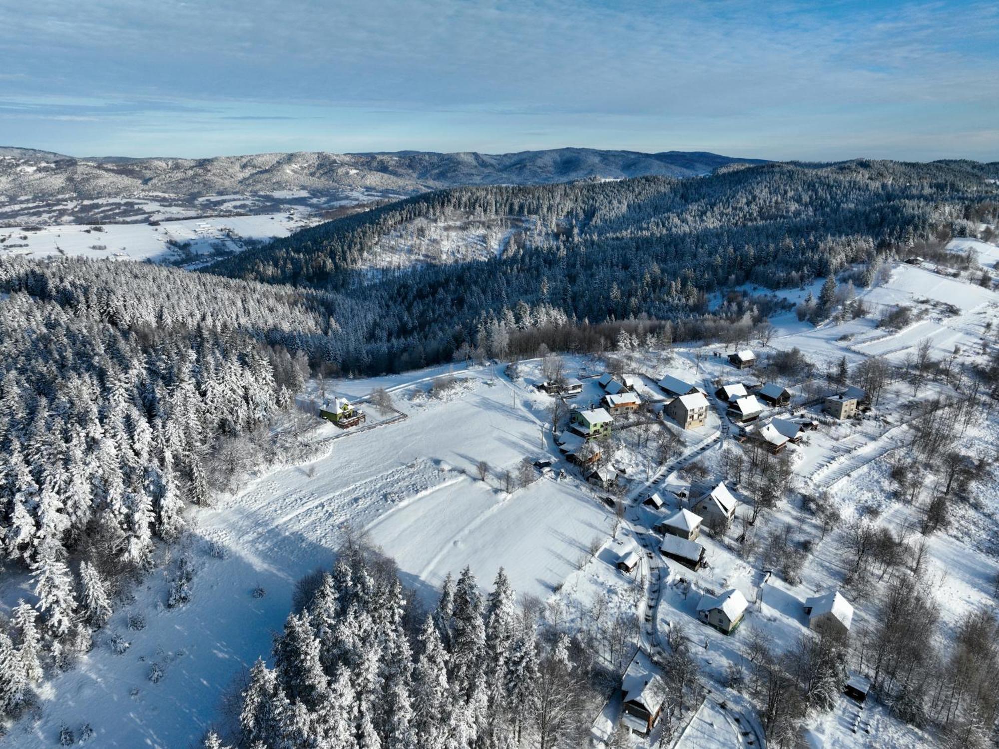 Przystanek Madejowa Villa Jeleśnia Buitenkant foto